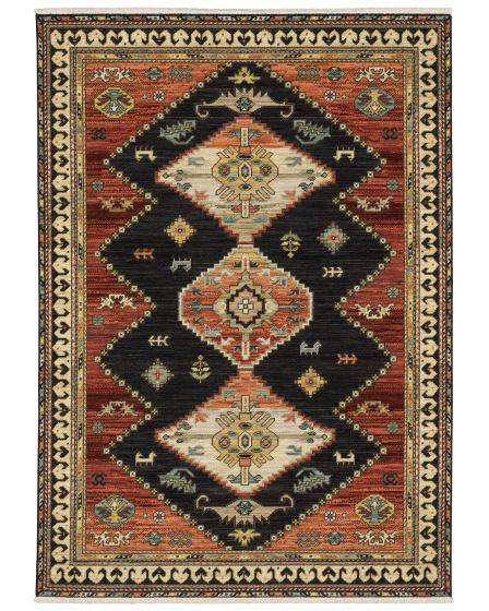 Lilihan 51k Navy/Multi Area Rug