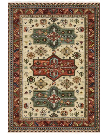 Lilihan 8022r Red/Multi Area Rug