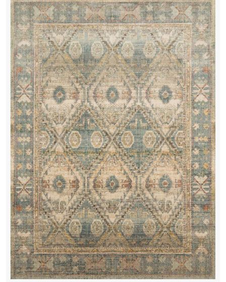 Linnea LIN-02 Natural/Sky Area Rug