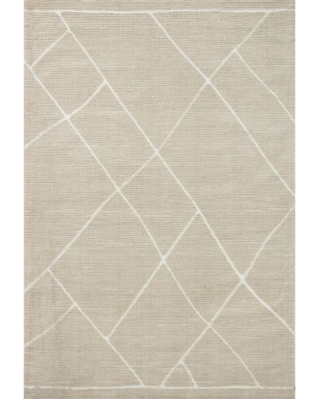 Logan LOG-01 Oatmeal/White Area Rug