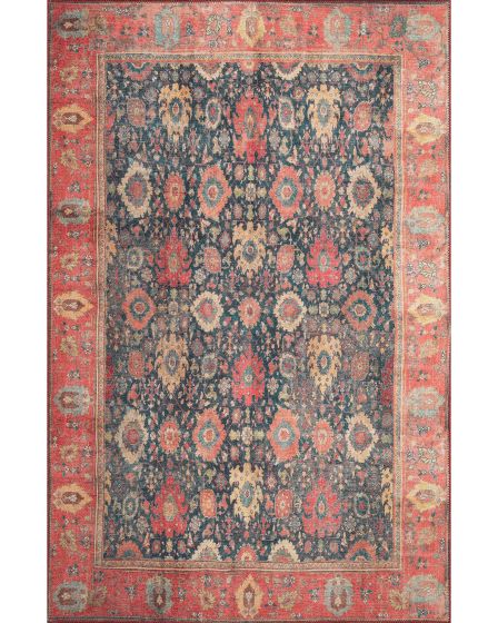 London 4804 Navy Area Rug