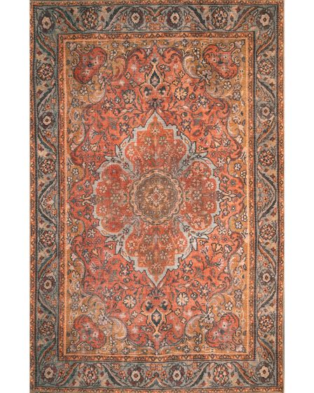 London 4806 Rust Area Rug