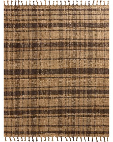 Louie LOE-03 Natural/Espresso Area Rug