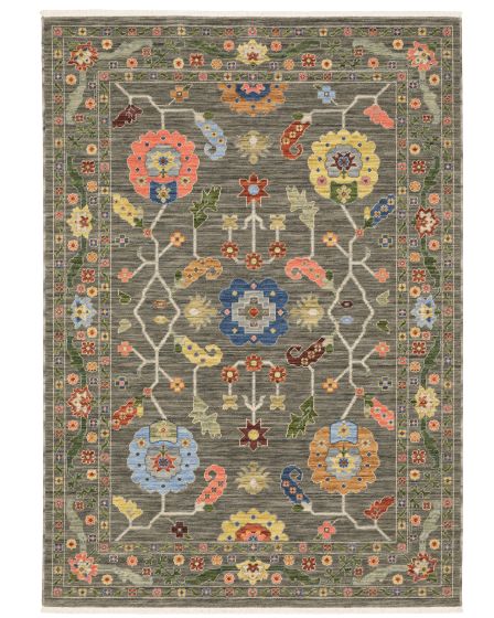 Lucca 5506k Grey/Multi Area Rug