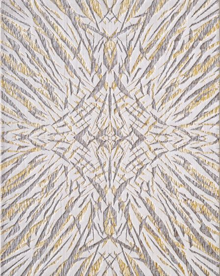 Luna Ivory/Gold Illusions Area Rug