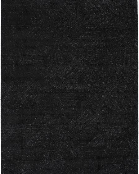 Ma30 Star SMR01 Black Area Rug