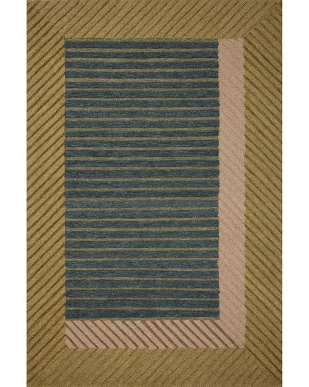 Madi MDX-01 Green/Multi 2'3"x3'9" Area Rug