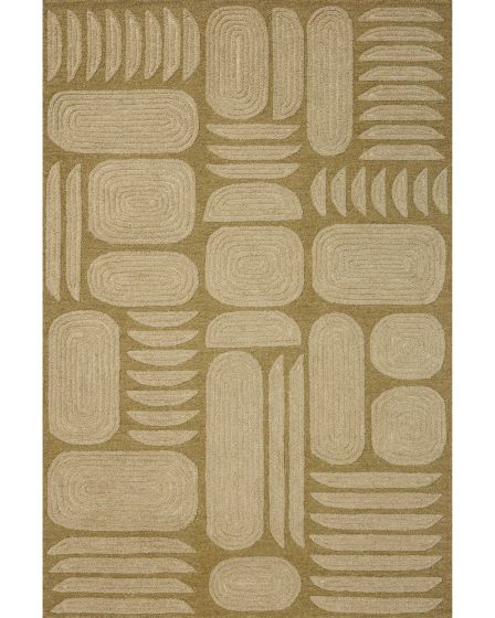 Madi MDX-03 Light Olive/Oatmeal 2'3"x3'9" Area Rug