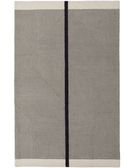 Maguire 8904F Taupe/Black Area Rug