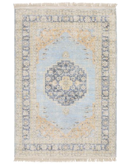 Malabar 45306 Blue/Beige Area Rug