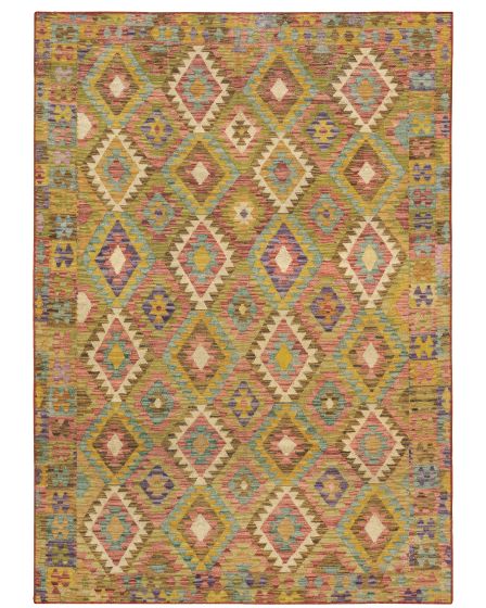 Malibu mal07 Gold/Multi Area Rug