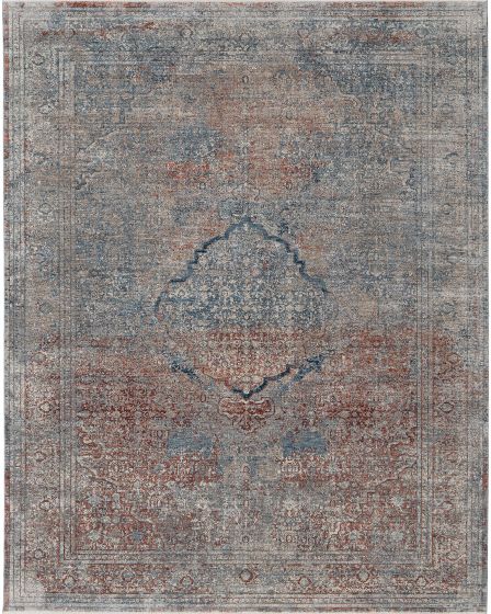 Marquette 39GVF Blue/Red/Gray Area Rug