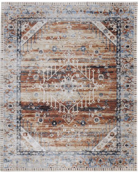 Melrose 39NZF Ivory/Red/Blue Area Rug