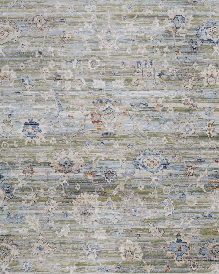 Melrose 39P3F Green/Ivory/Blue Rug