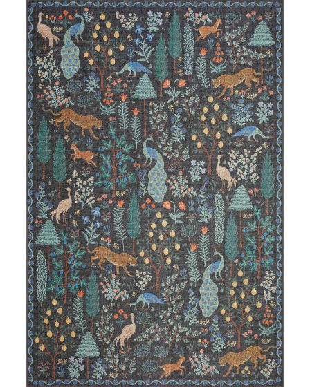 Menagerie MEN-02 Black Area Rug