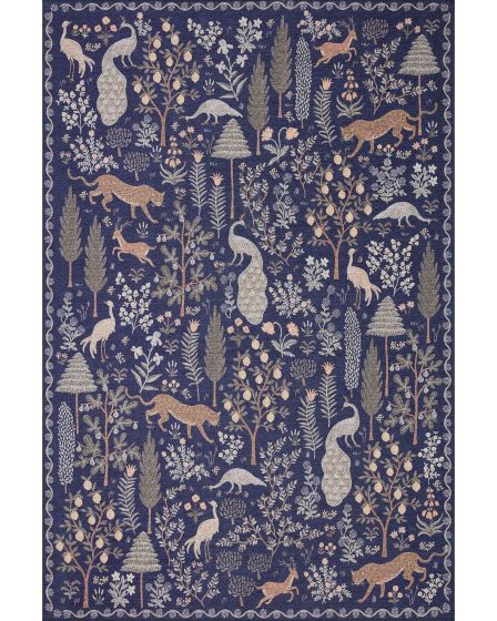 Menagerie MEN-02 Navy Area Rug