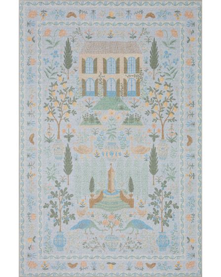 Menagerie MEN-03 Lt. Blue Area Rug