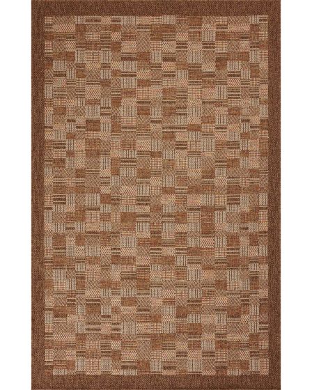 Merrick MER-04 Chestnut/Fiesta Area Rug