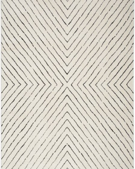 Modern Comfort MNC01 Ivory Black Area Rug
