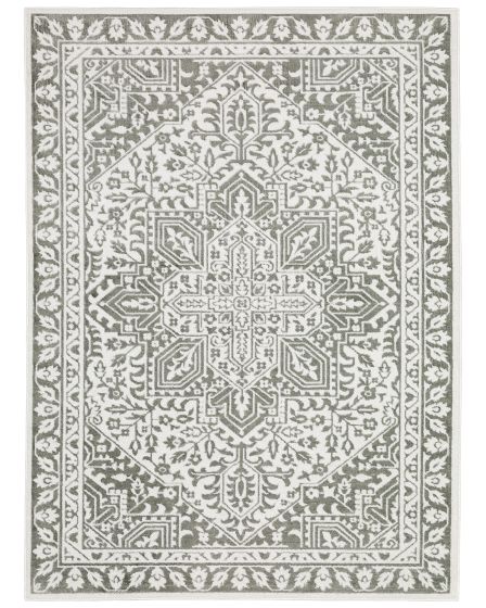 Montecito 1101w Grey/White Area Rug