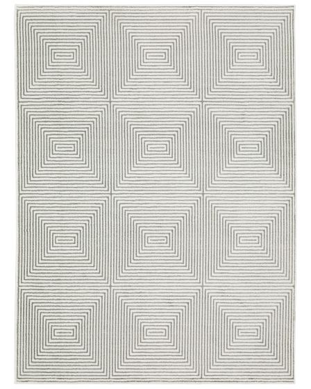 Montecito 8111w Grey/White Area Rug