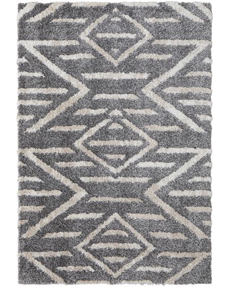 Mynka 39IBF Gray/Ivory Area Rug
