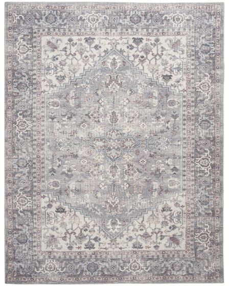 New Concept Washables SR104 Grey 2'x3'9" Area Rug