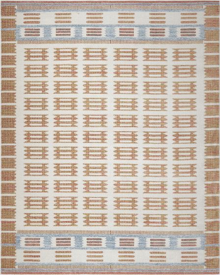 Nordic NRC16 Ivory Rust 4'x6' Area Rug