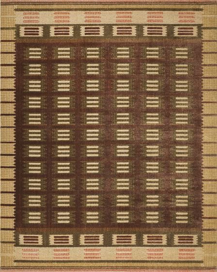 Nordic NRC16 Rust 4'x6' Area Rug