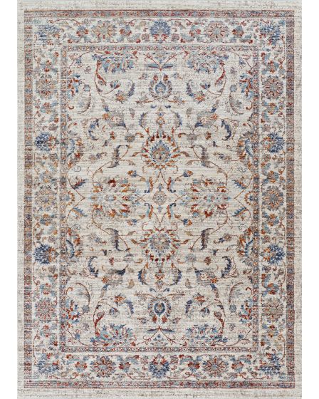 Nostalgia Persian Tabriz Antique Cream Area Rug