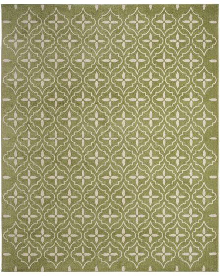 Nourison Essentials NRE04 Green Ivory Rug