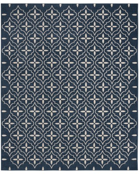Nourison Essentials NRE04 Navy Ivory Rug