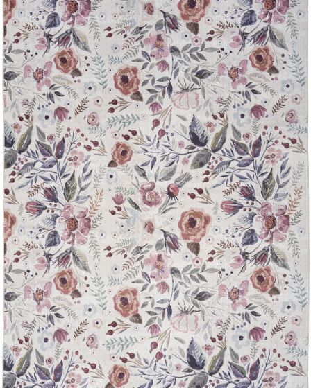 Nourison Washables NWB01 Ivory Pink Rug