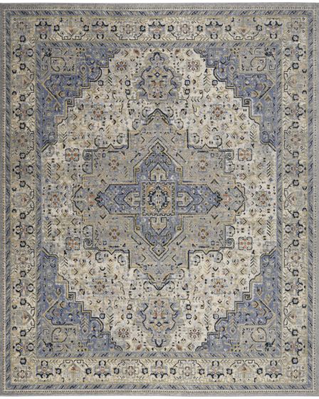 Nourison Essentials Persian NRE07 Blue 10'x14' Area Rug