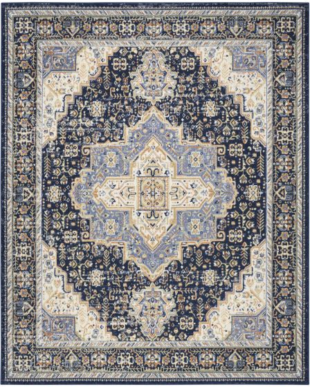 Nourison Essentials Persian NRE07 Navy 10'x14' Area Rug