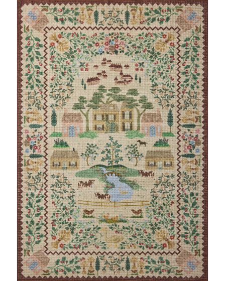Orchard ORH-02 Antique Ivory/Multi Area Rug