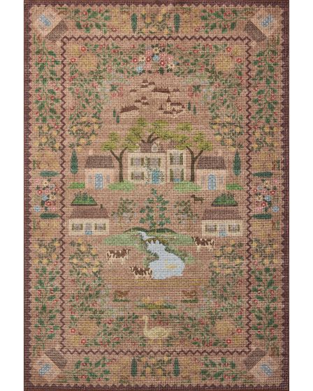 Orchard ORH-02 Mauve/Multi Area Rug