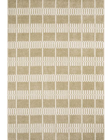 Quinn QUI05 Beige 2'x7' Runner Rug