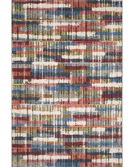 Tisdell TIS12 Multi 3'9"x5'2" Area Rug