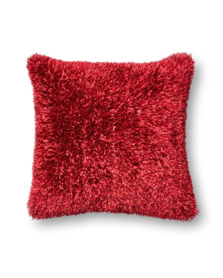 P0045 Red 22"x22" Pillow