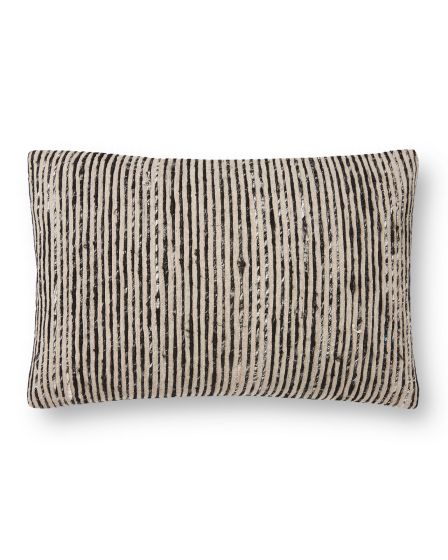 P0242 Black/Multi 13"x21" Pillow