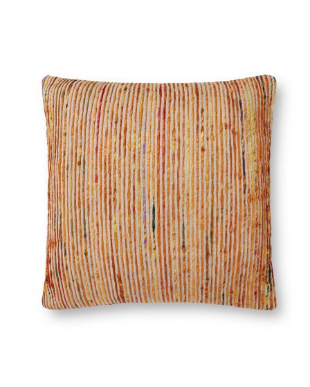 P0242 Rust/Multi 22"x22" Pillow