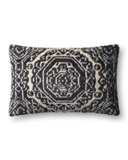 P0578 Black/White 13"x21" Pillow