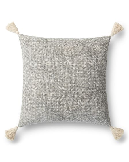 P0621 Light Grey 22"x22" Pillow
