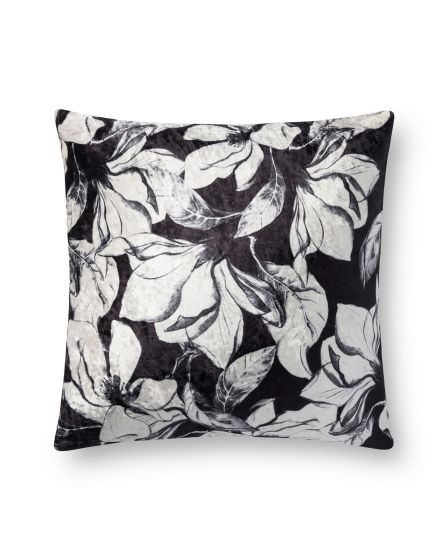 P0754 Black/White 18"x18" Pillow