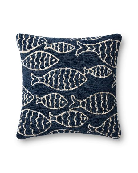 P0908 Navy 22"x22" Pillow