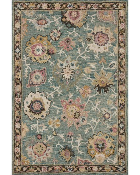 Padma PMA-04 Teal/Multi Area Rug