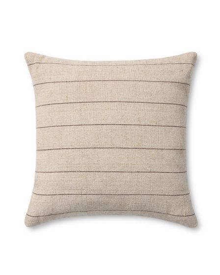 Keisha PAL0046 Natural/Brown 18" Pillow