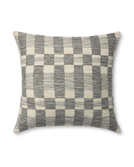 Adams PAL0049 Charcoal/Ivory 18" Pillow