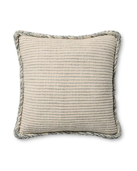 Oroville PAL0051 Natural/Blue 18" Pillow